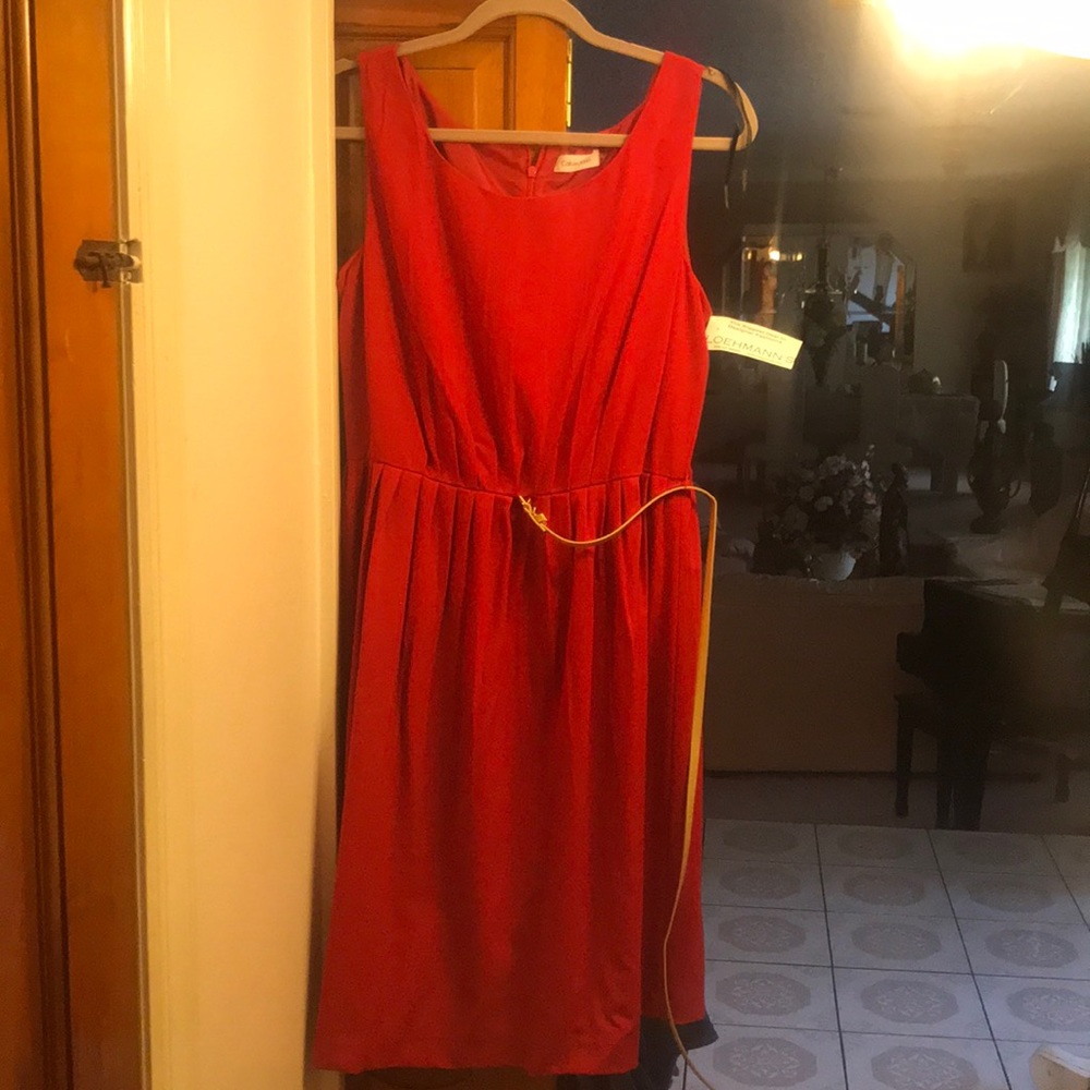 Red Calvin Klein Dress  from Loehmann’s with Tags